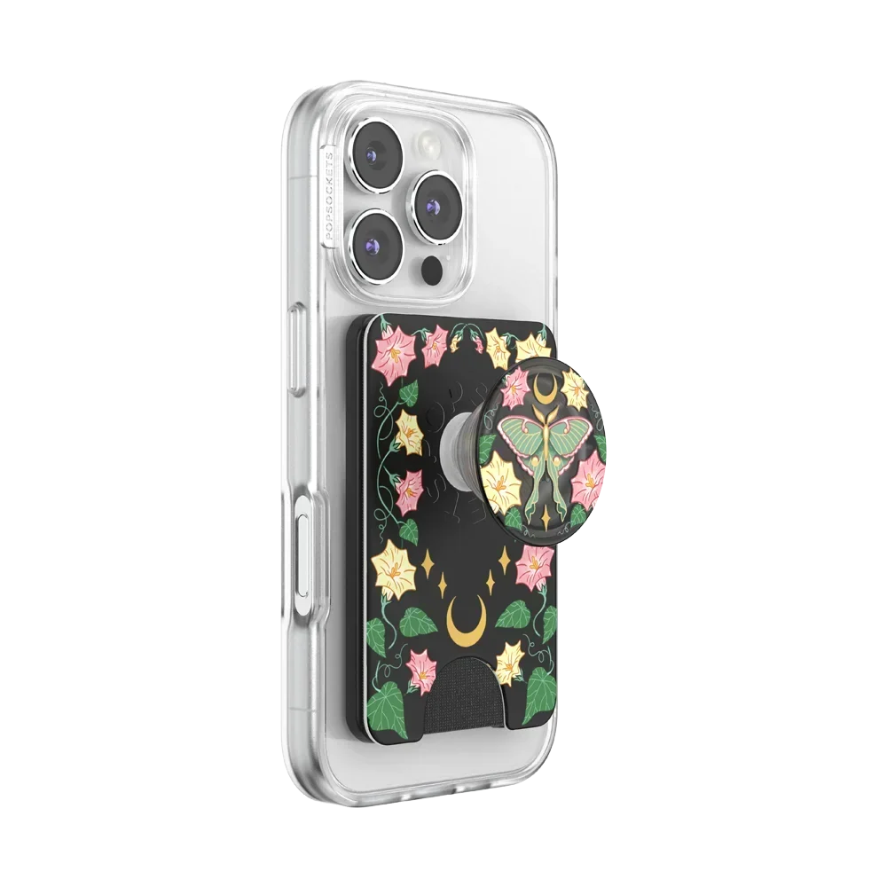 Moon Flower — MagSafe PopWallet+